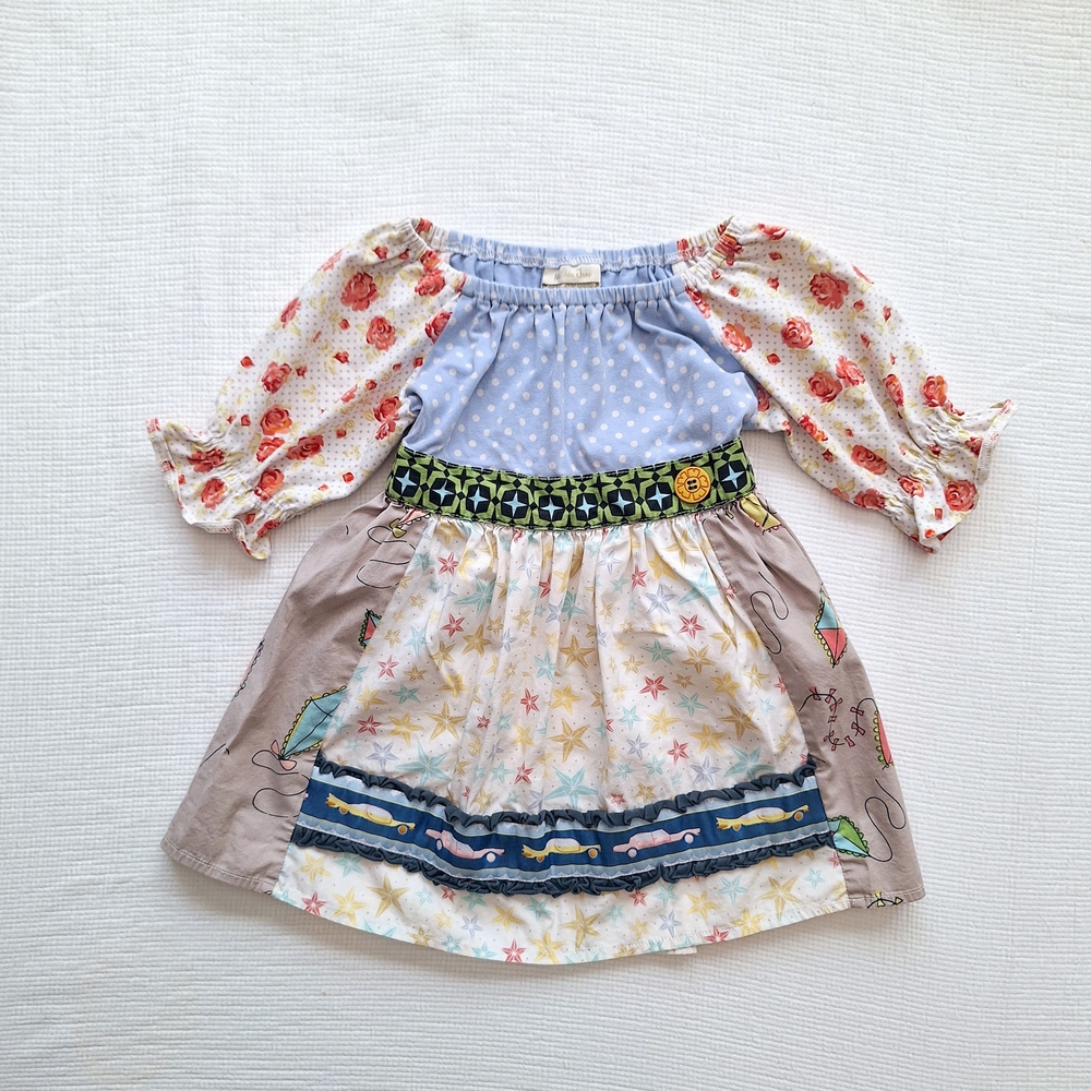 Matilda Jane Multicolor Patterned Kids Blouse